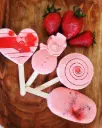Paleta de Crema con Frutilla